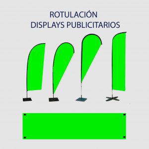 Rotulación displays publicitarios